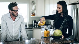 18 year old blond with big tits Aislin wets and fingers her pink slit in a tub